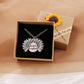 Girasol "You Are My Sunshine" ketting met opbergetui