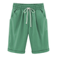 Elastische taille shorts in effen kleur voor grote maten