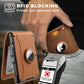 AirTag Portemonnee voor Heren - met Pop-up Aluminium Behuizing, Geldclip, Slanke Leren Vakken, Creditcardhouder met RFID-blokkering, Minimalistische Bifold Portemonnee