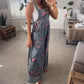 ✨2025 Hot Sale --50% korting💖Dames casual jumpsuit met print van denim