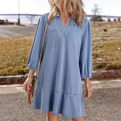 Casual denimjurk voor vrouwen