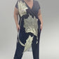 Asymmetrische V-hals jumpsuit voor dames