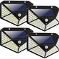 100 LED solar lampen buiten——super heldere wandlamp met bewegingssensor