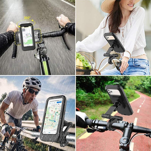 Waterdichte telefoonhouder voor fietsen en motorfietsen (50% KORTING)