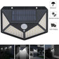 100 LED solar lampen buiten——super heldere wandlamp met bewegingssensor